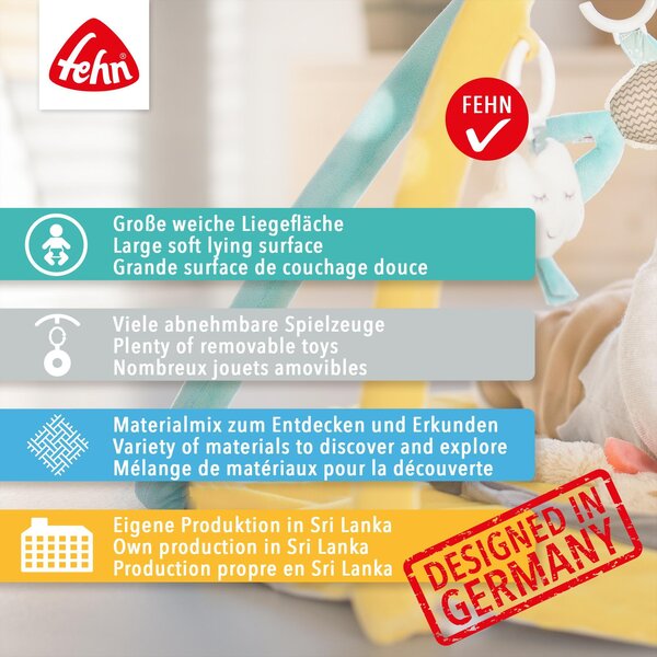 Fehn 3-D-activity quilt Flamingo - Fehn