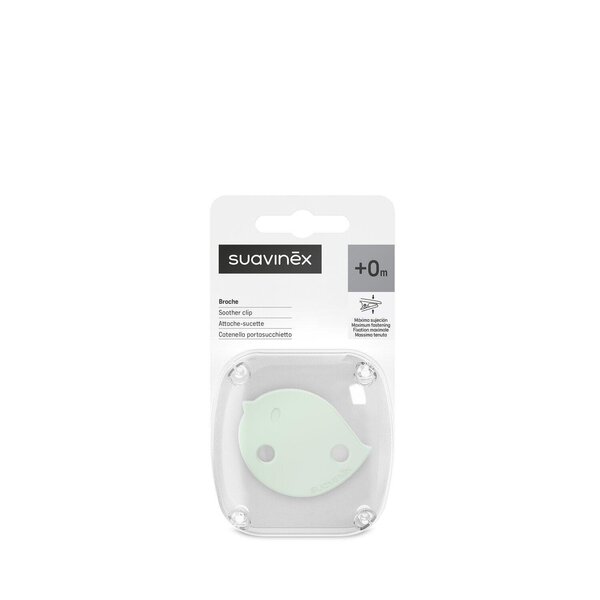Suavinex soother clip Birdies Green - Suavinex
