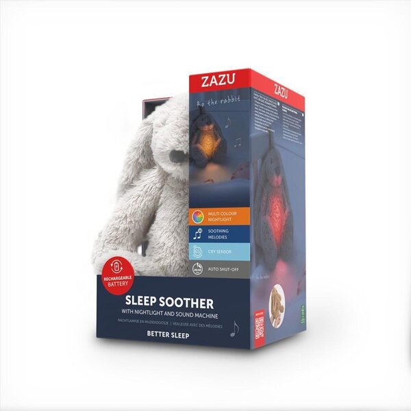 Zazu Rabbit Night Lamp with sound White - Zazu