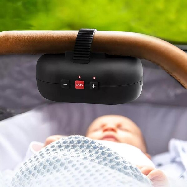 Zazu ROBBY Baby rocker with cry sensor Black - Zazu