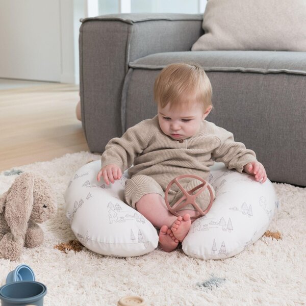 Doomoo Softy nursing pillow Bear Family Grey - Doomoo