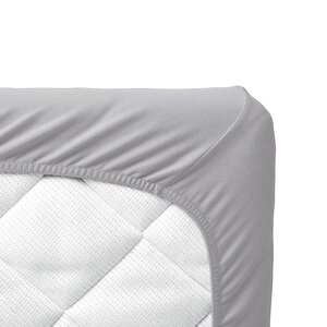 Tinynord puuvillane kummiga voodilina 60x120cm, Grey - Tinynord