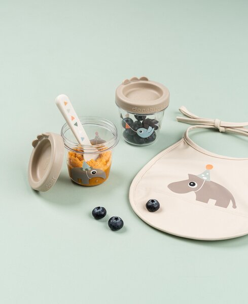 Done by Deer Baby food container 2-pack Celebration Sand - Done by Deer
