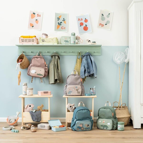 Done by Deer lunch box with divider Playground Green - Done by Deer