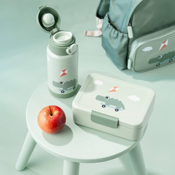 Done by Deer Insulated bottle  340ml, Playground Green - Done by Deer