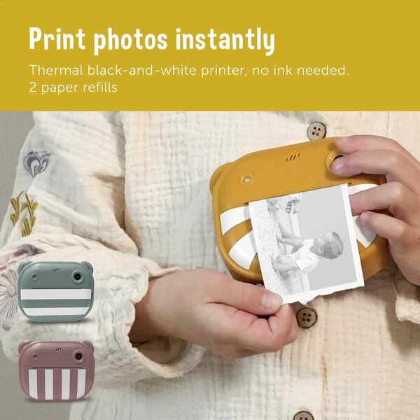 Zazu Fun Digital Camera for Kids with Printer Pink - Zazu