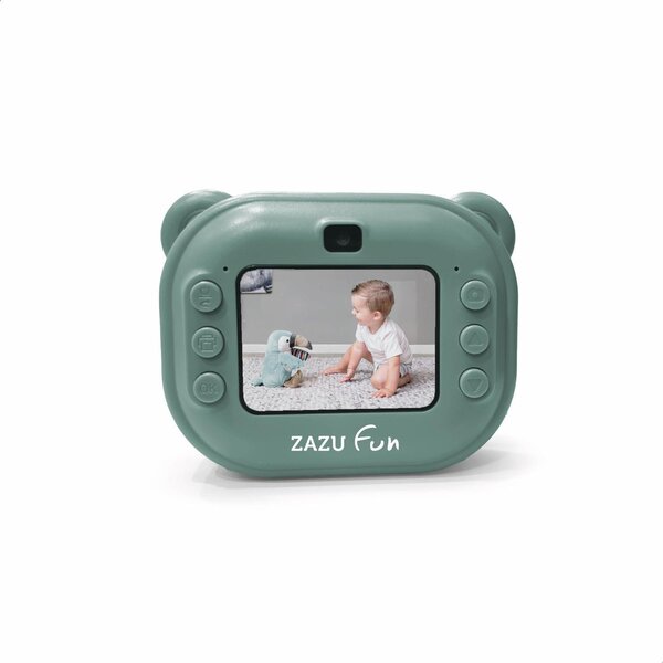 Zazu Fun Digital Camera for Kids with Printer Green - Zazu