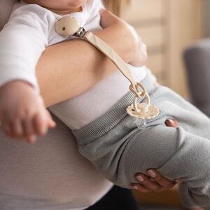 BabyOno silikoonist lutikett Beige - BabyOno