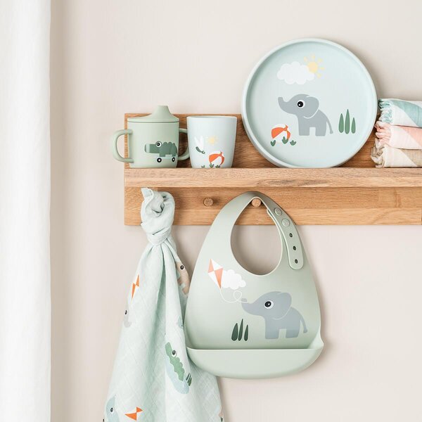 Done by Deer silicone mini mug Playground Blue - Done by Deer