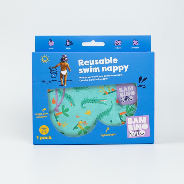 Bambino Mio korduvkasutatavad ujumismähkmed Crafty Croc - Bambino Mio