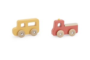 PolarB Wooden Toy Vehicle Set - PolarB
