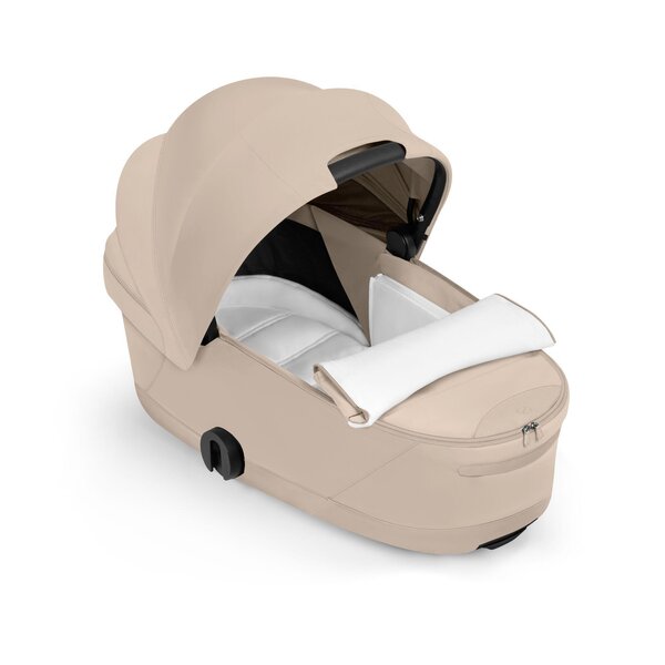 Cybex Priam Style stroller set Cozy Beige,Frame Chrome Brown- Style Collection - Cybex