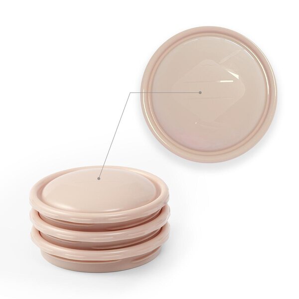 BabyOno beebitoidu säilitusnõud 4tk, Beige - BabyOno