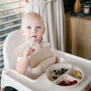 BabyOno silikoonist lusikas Beige - BabyOno