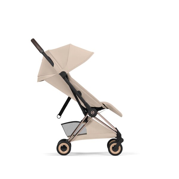 Cybex Coya Style kergkäru Cozy Beige, Rose Gold raam - Cybex