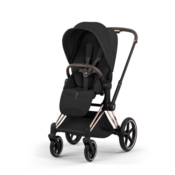 Cybex Priam Style vankrikomplekt Sepia Black, Rose Gold raam - Cybex