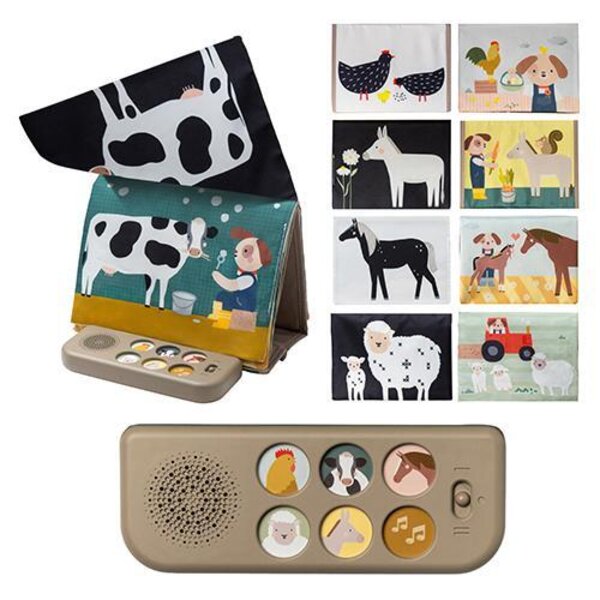 Taf Toys pehme raamat helidega Farm - Taf Toys