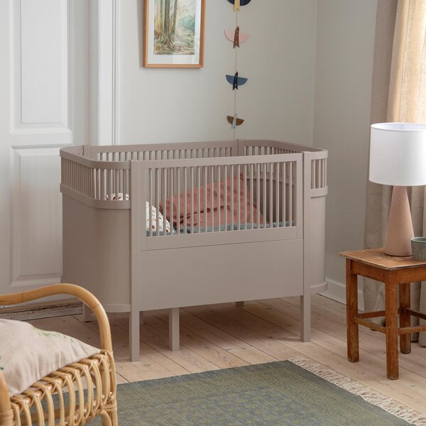Sebra võrevoodi 2in1, Jetty Beige - Sebra