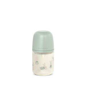 Suavinex klaasist lutipudel 120ml, Bunny Green - Suavinex