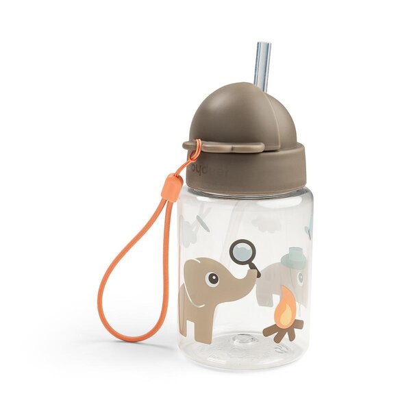 Done by Deer Straw bottle Tiny trails 280ml Sand - Done by Deer