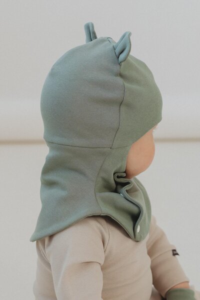 Breden Ribbed Cotton Baby Balaclava Gemma  - Breden