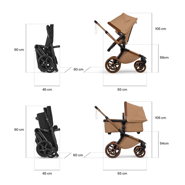 Bugaboo X Stella McCartney Fox 5 Renew 2in1 stroller set  - Bugaboo