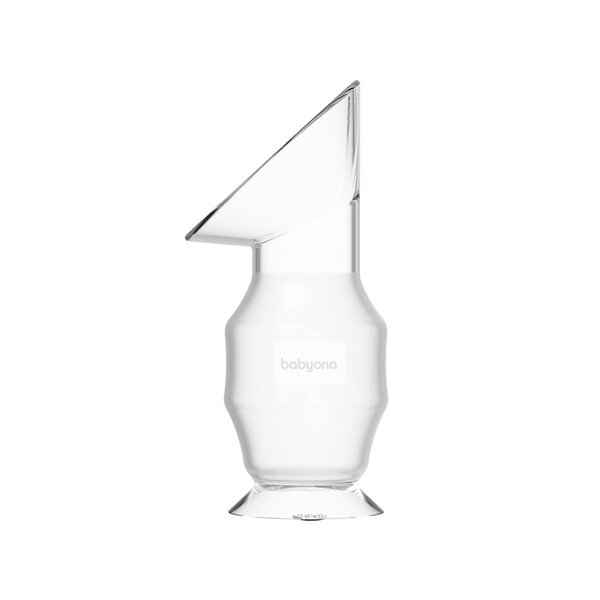 BabyOno Silicone breast pump collector Beige - BabyOno
