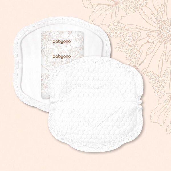 BabyOno Breast pads 3D Night & Day, 40 pcs - BabyOno