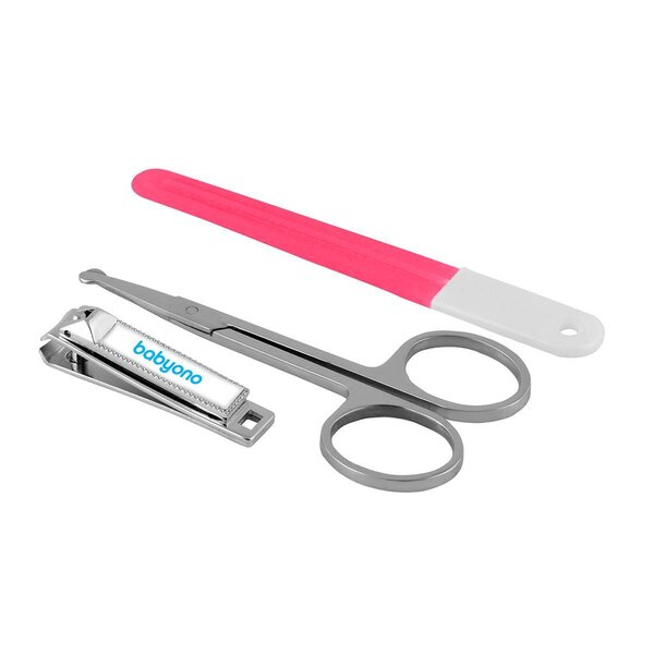 BabyOno 068 Cosmetic set: file, scissors and clippers - BabyOno