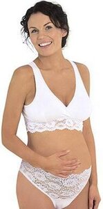 Carriwell Nėriniuotos kelnaitės nėščiosioms, XL White - Carriwell
