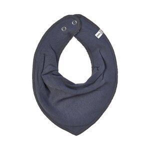 Pippi Scarf bib -dribble tight Grey melange - BabyOno