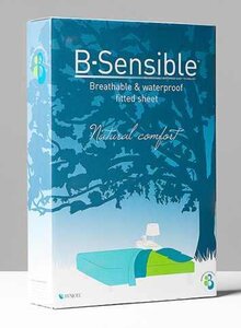 B.Sensible B.S.B fitted sheet 180x200 White - Childhome